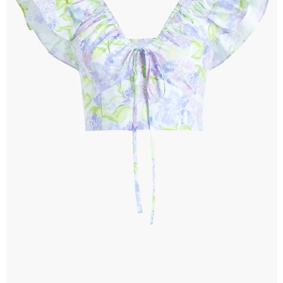 Hill House Home Alexa Top NWT Blue Mosaic - Picture 8 of 10